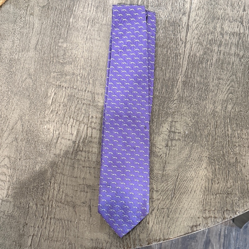 Lands' End Lavender Patterned Men's Tie